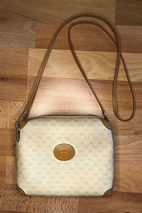 vintage gucci monogram crossbody|Gucci monogram shoulder bag.